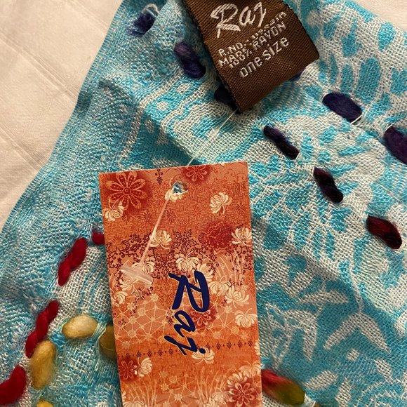 NWT Raj rayon fashion infinity scarf - Picture 2 of 2